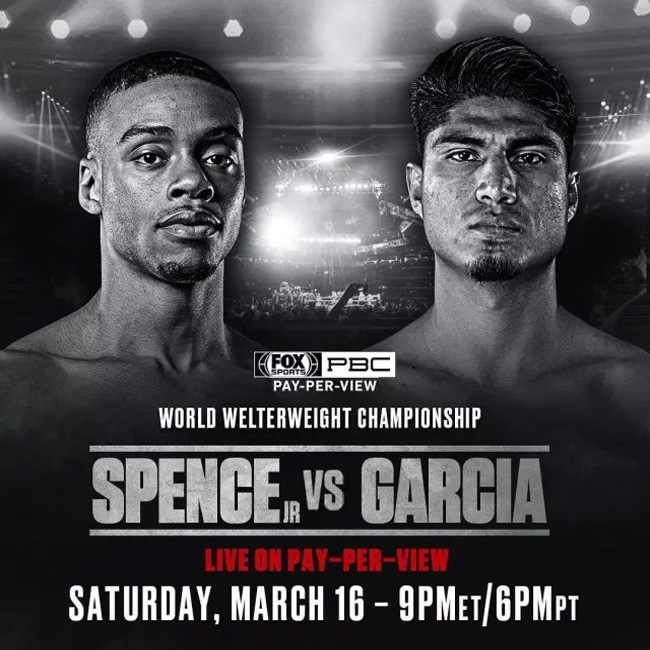 Errol Spence Jr. vs. Mikey Garcia Errol Spence Jr. vs. Mikey Garcia